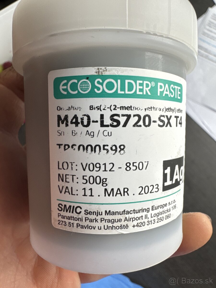 Eco solder pasta M40 obsah 1Ag