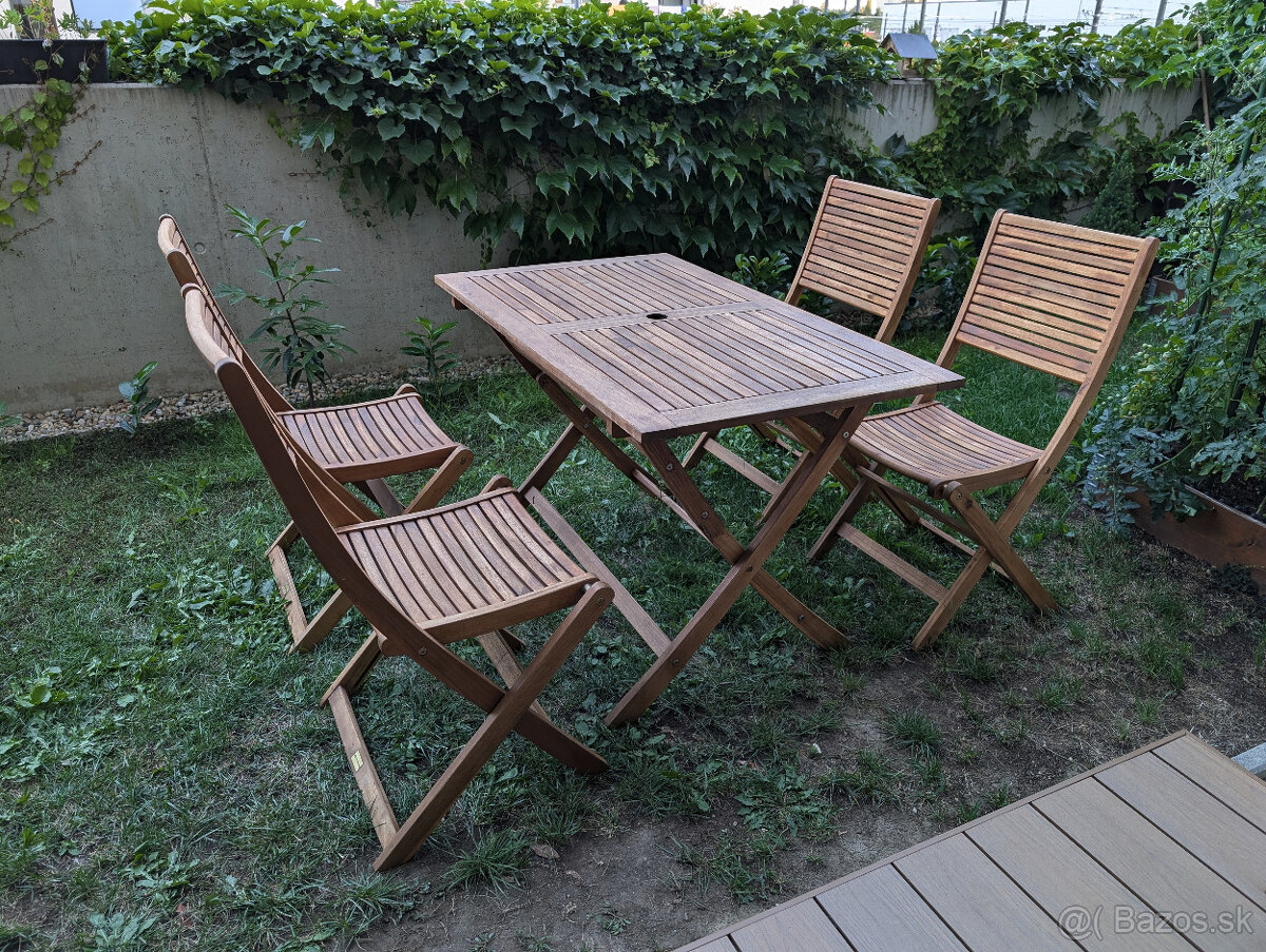 Akáciový záhradný nábytok Fieldmann Emily-T