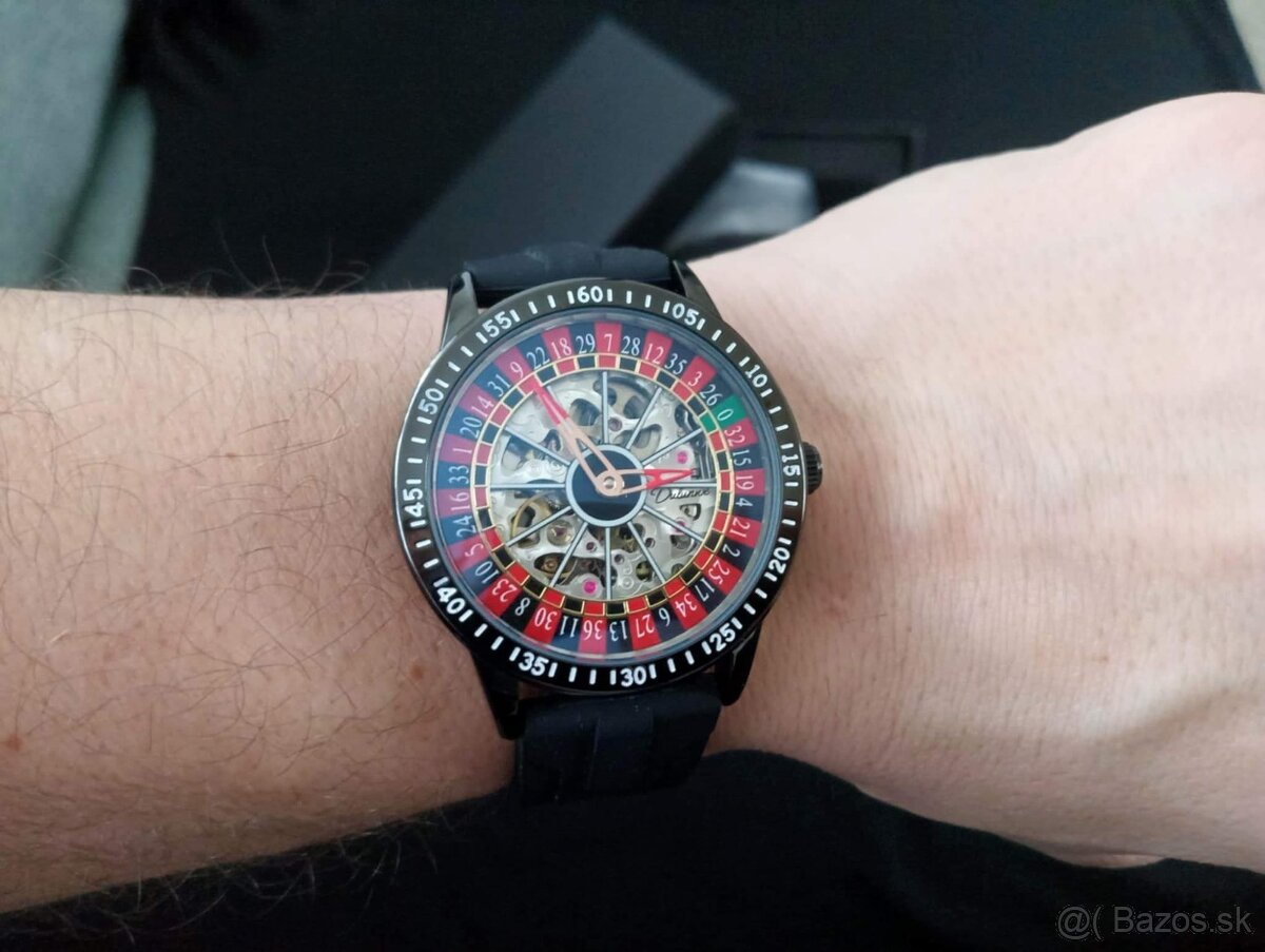 Hodinky automaty s ruletou, hodinky ktoré nemá každý.