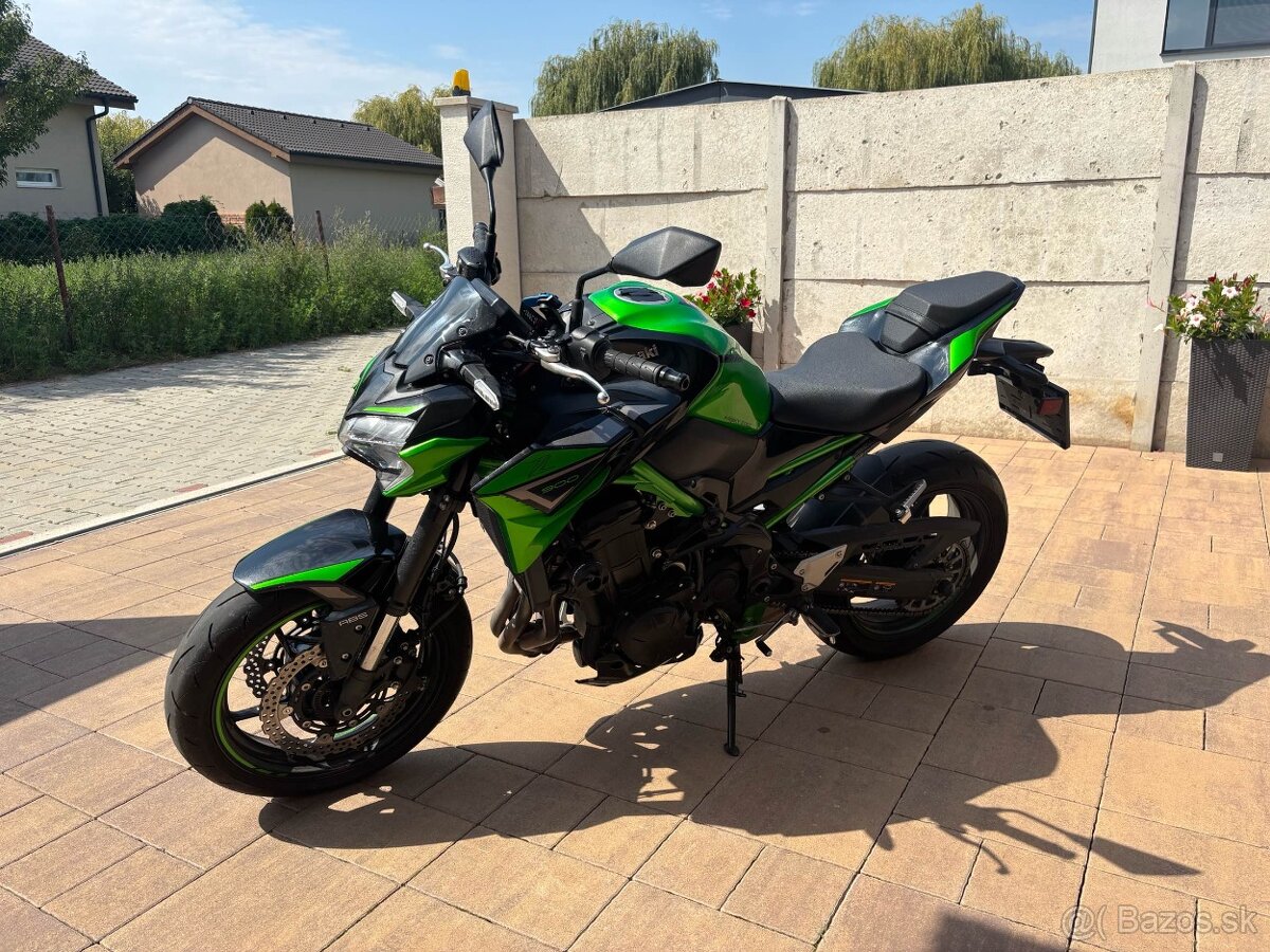 Kawasaki Z900 2022 92kW, ako nová, nízky nájazd