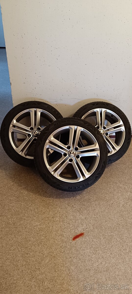 Elektróny s pneumatikami R17 Volkswagen, Seat, Škoda, Audi