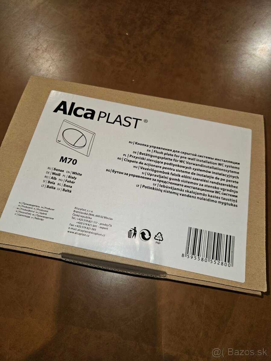 Nové Tlačítko k WC AlcaDrain