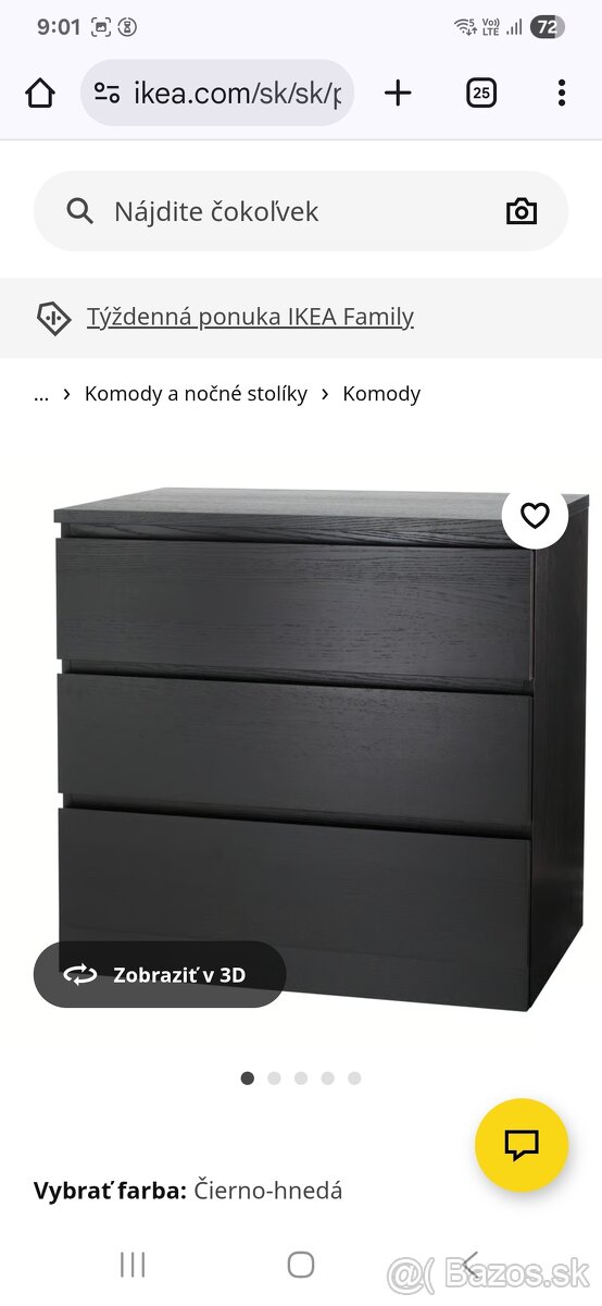 Komady MALM IKEA