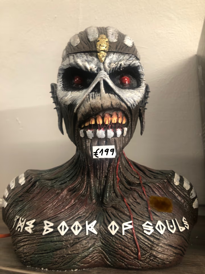 IRON MAIDEN BUSTA - EDDIE - BOOK OF SOULS