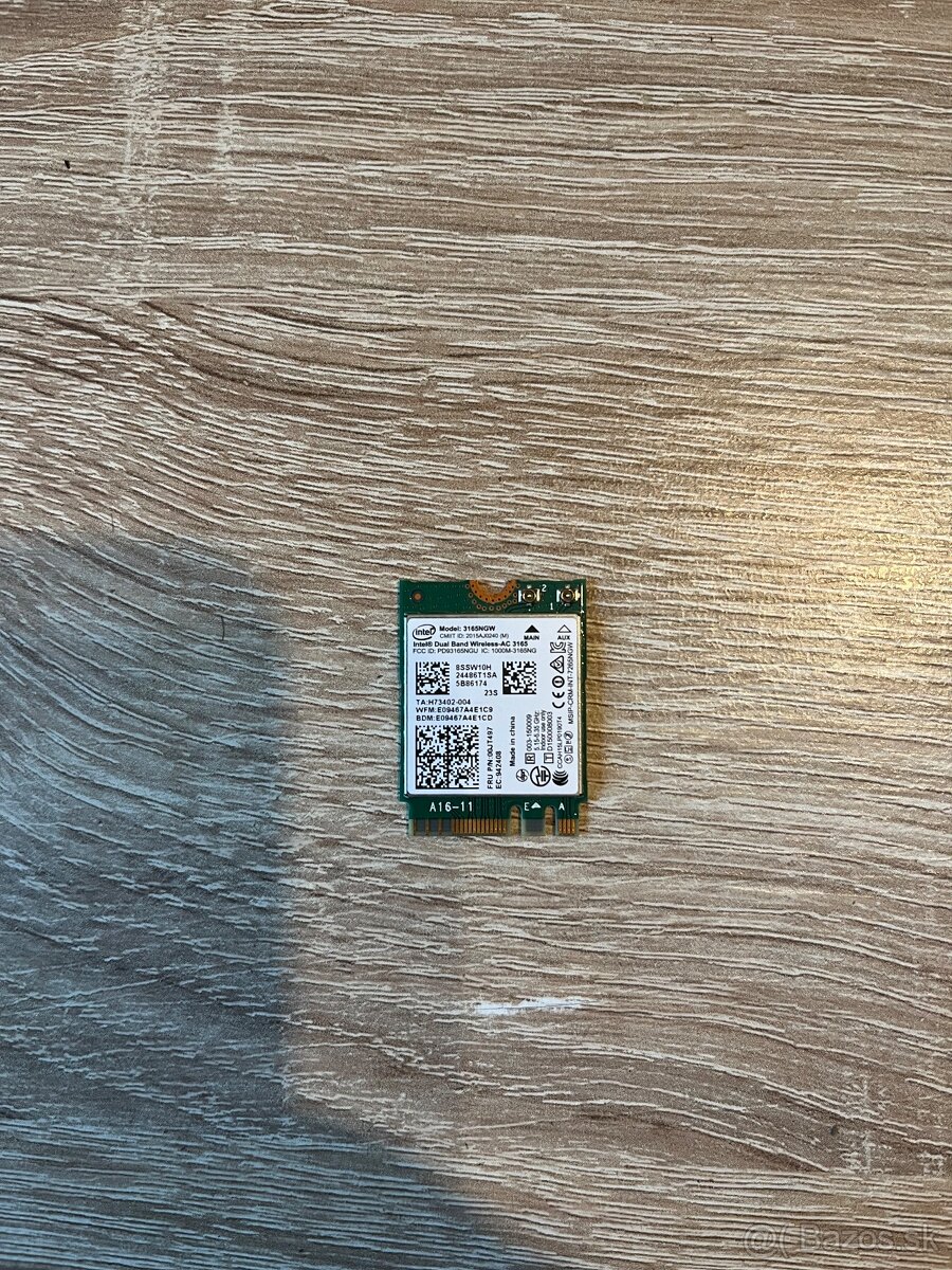 Bezdrôtový sieťoví adaptér (Wi-Fi+Bluetooth)