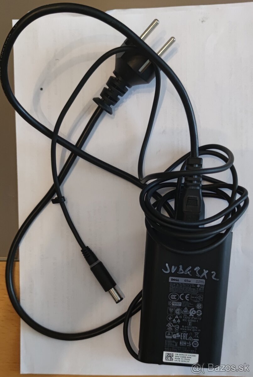 Predám Originál Dell adaptér k notebooku