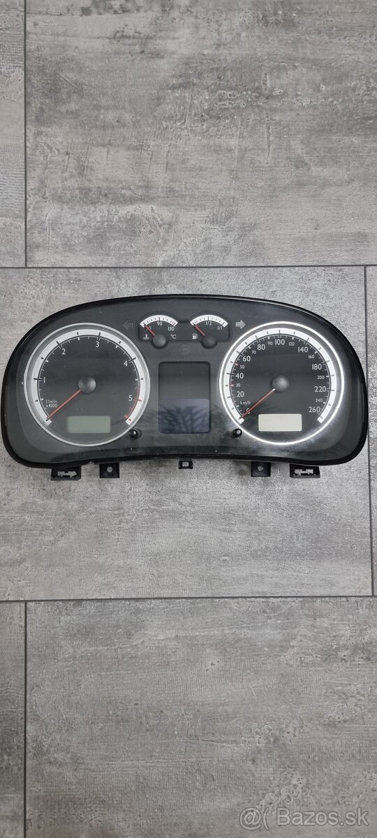 Dieslové Sportchrom budíky VW Golf 4, Bora