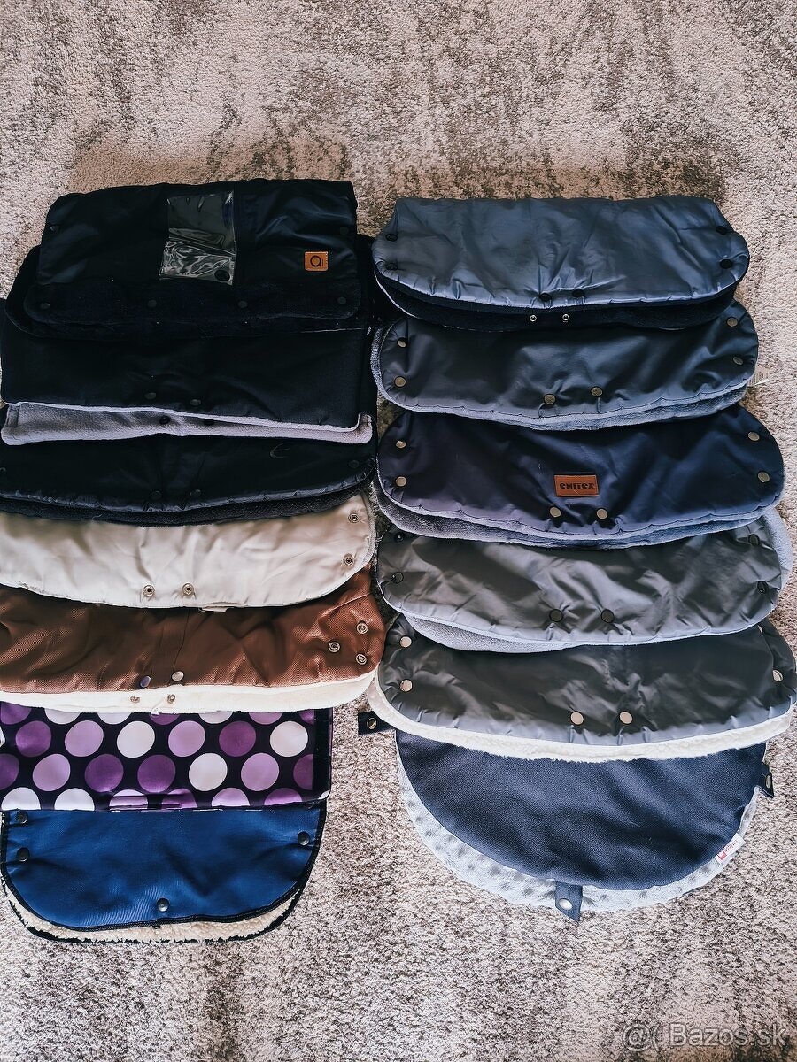 Rôzne rukávniky na kočiar