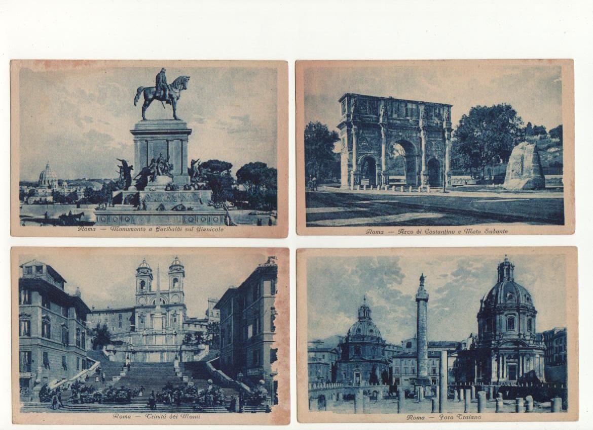 Staré pohľadnice Rím a iné