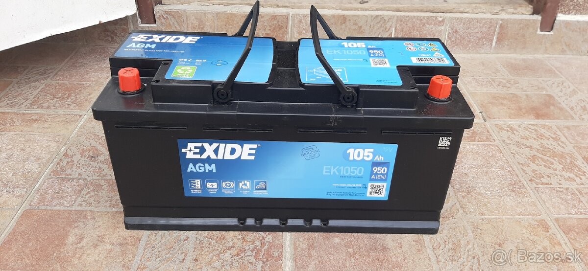 Autobatéria EXIDE 105Ah