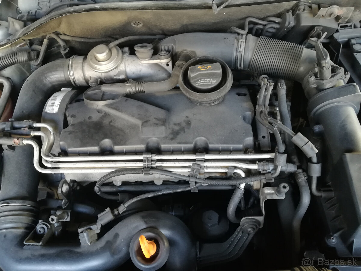 1,9 TDI 77kw PD kod BXE agregat, motor, hlava, blok octavia