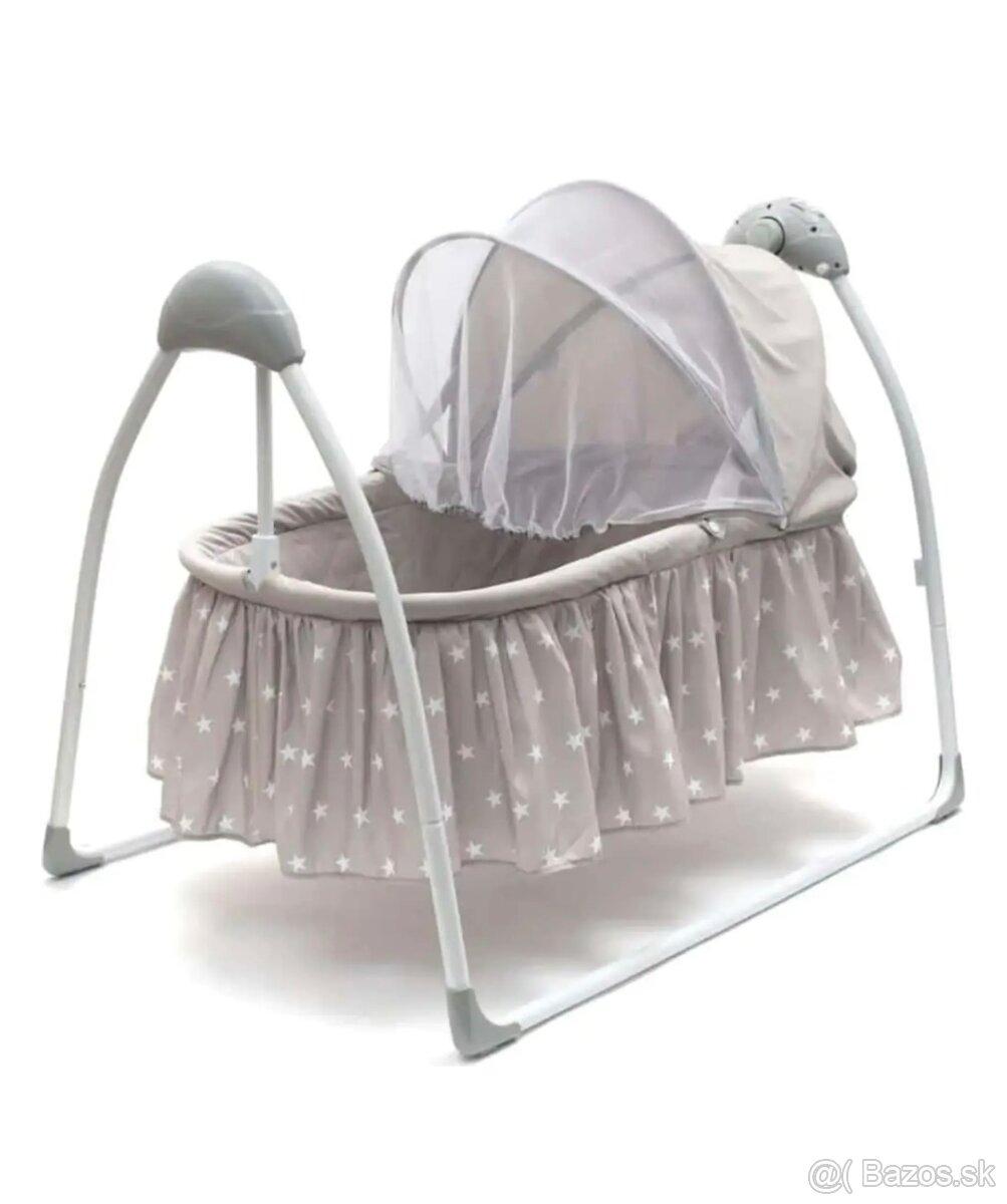 Detská kolíska NEW BABY Swingy s melódiami a časovačo
