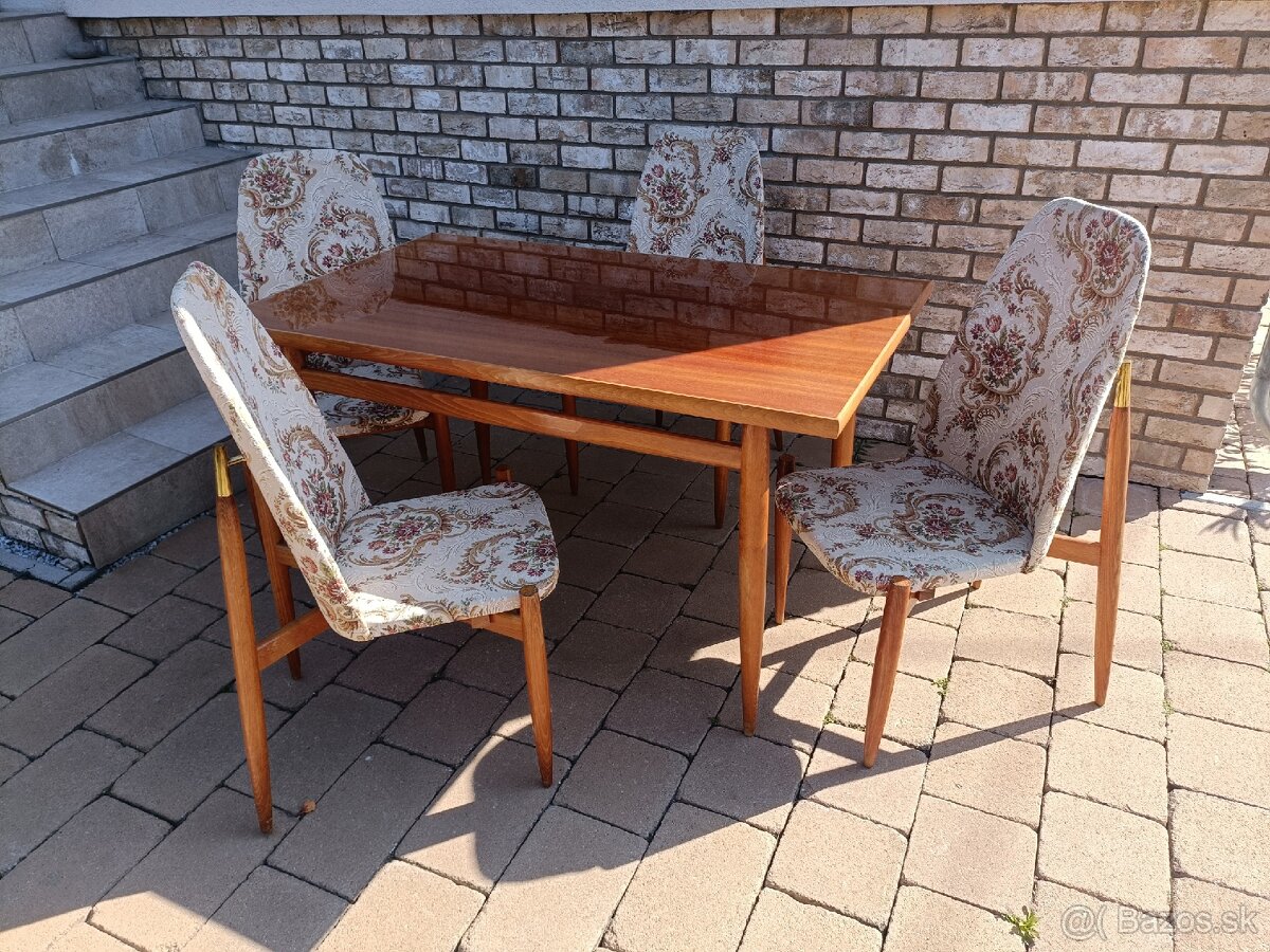 Predám dizajnové retro stoličky,Navratil Brusel 58