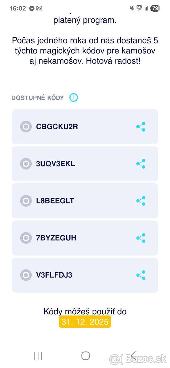 Radosť zľavové kódy