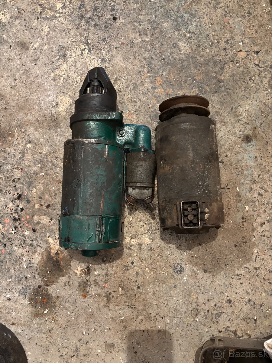 Štartér a dynamo Zetor 25
