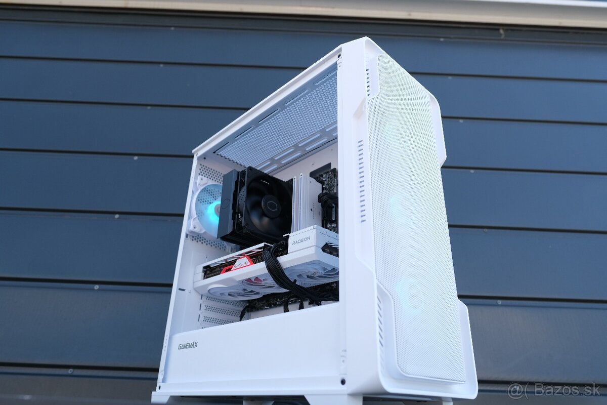 Herný PC, Ryzen 7 7700X, RX 7800XT 16GB, 32GB RAM, SSD, 24m