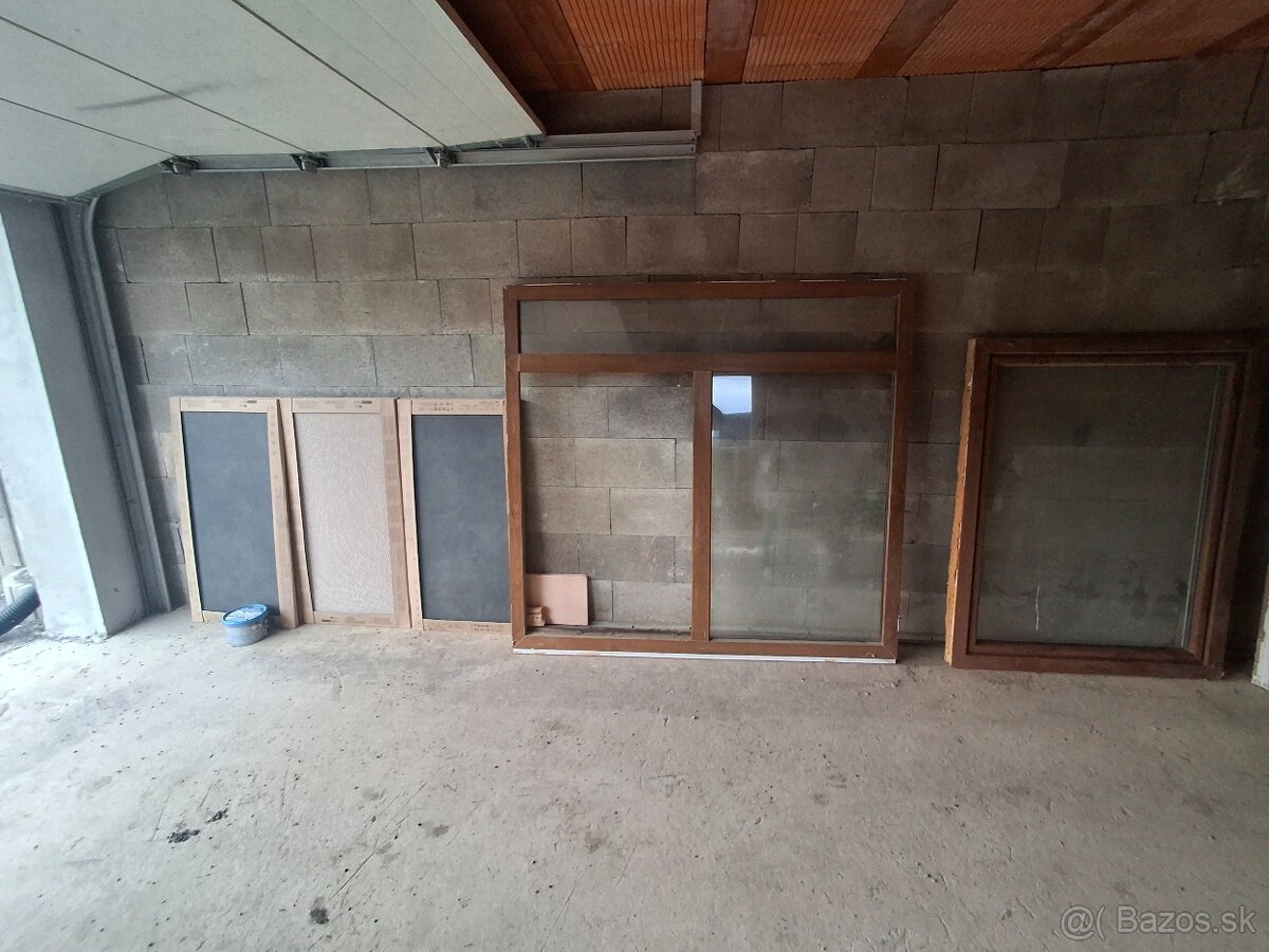 Okno zlaty dub biele