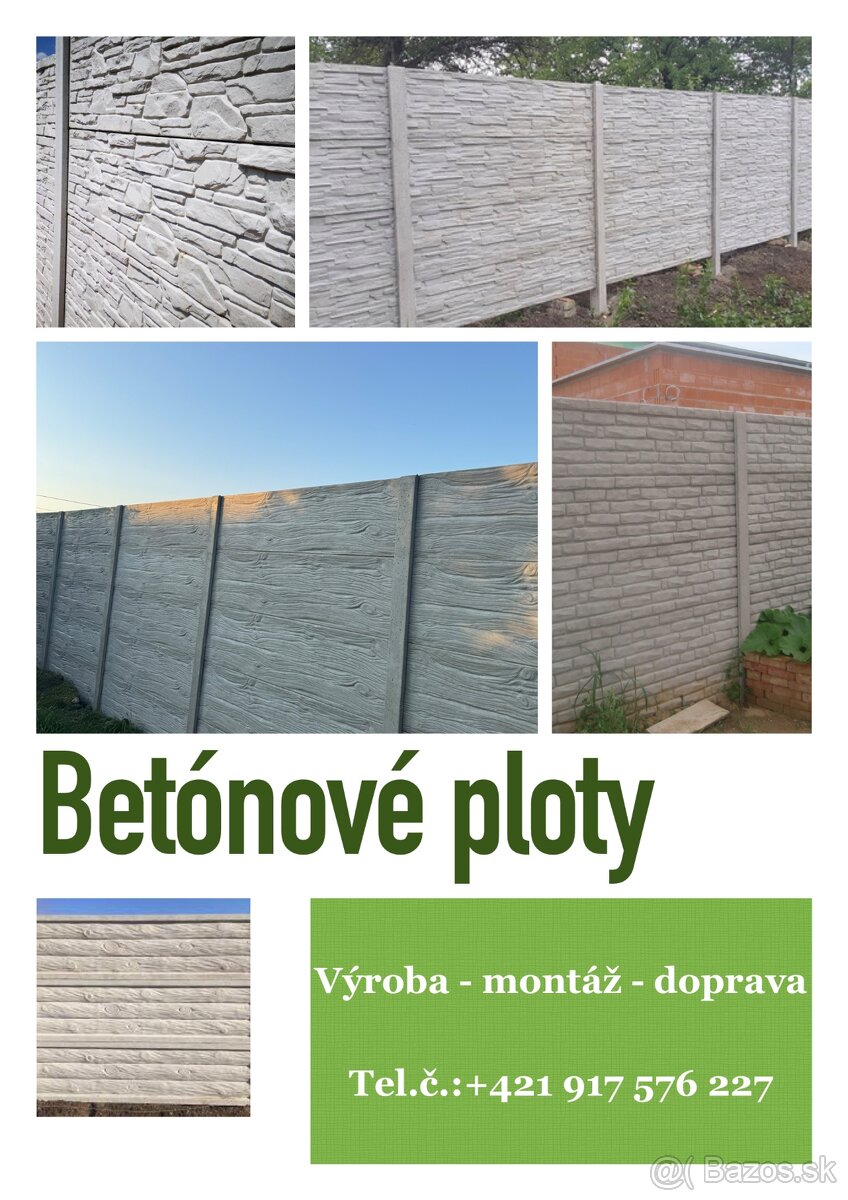 Betónové ploty