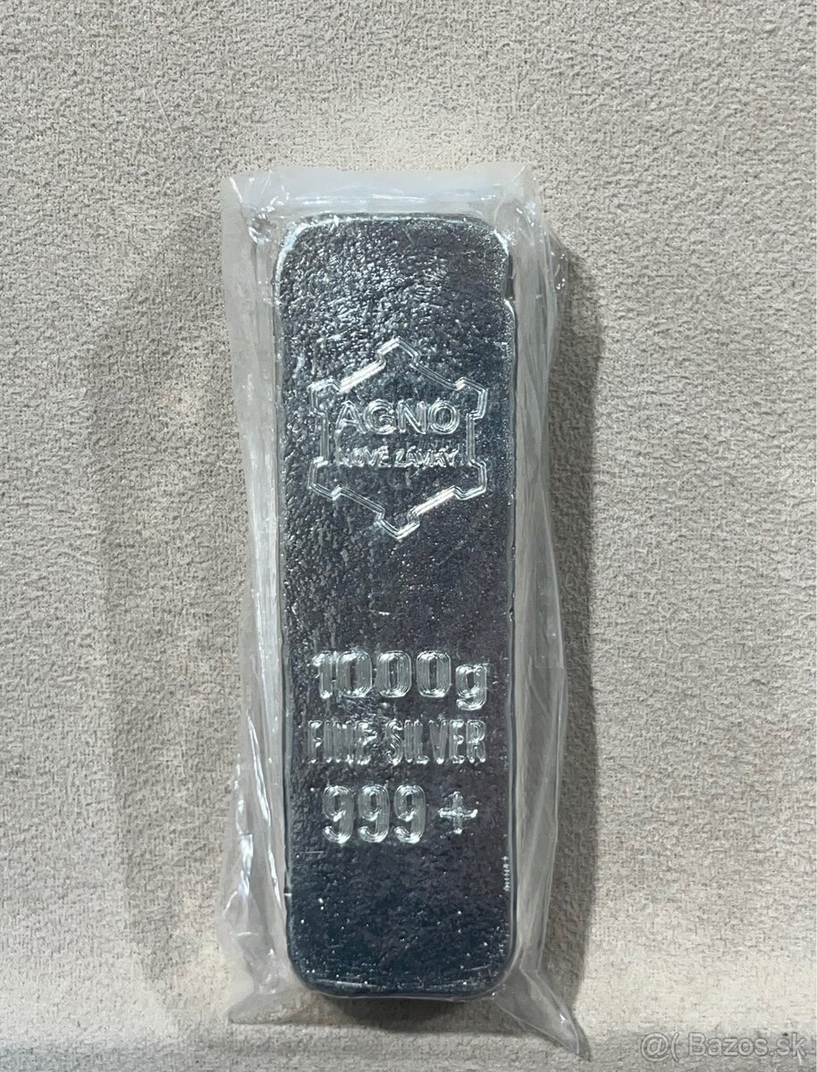 1kg tehlička striebra