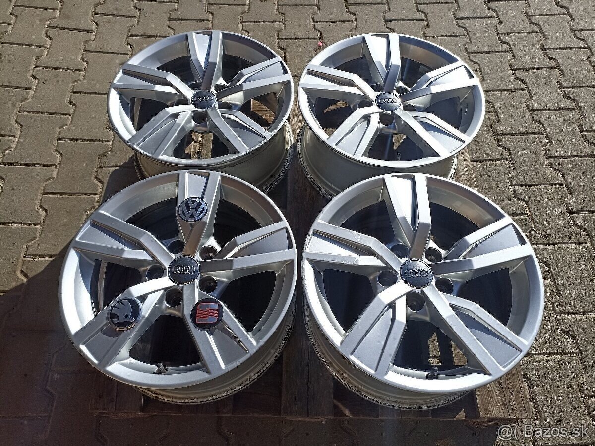 Originál alu disky Audi, Vw, Škoda, Seat, 5x112 R16 ET35