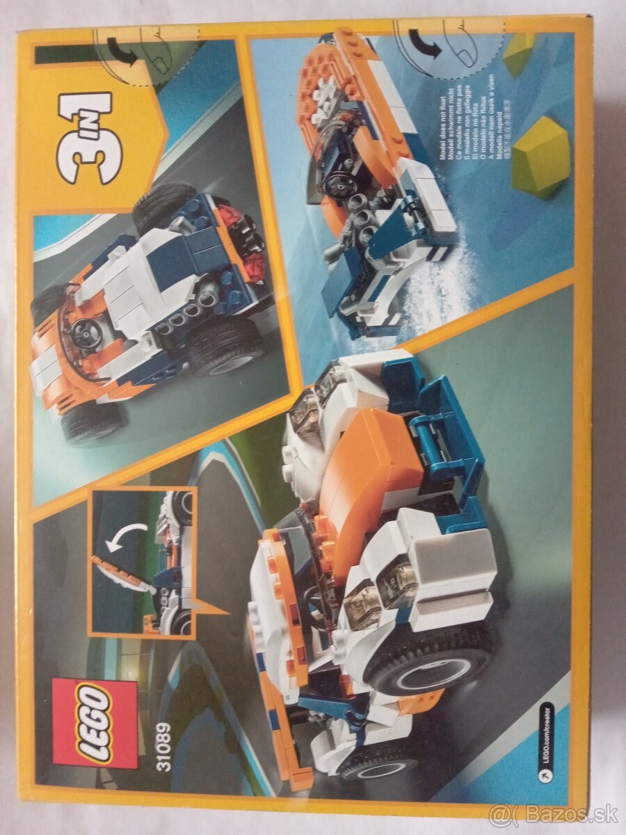 LEGO Creator 31089 Oranžové pretekárske auto
