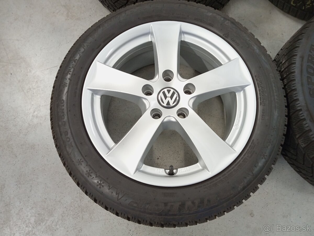 4ks zimne ALU 5x112 R16 7J ET52 DEZENT VOLKSWAGEN