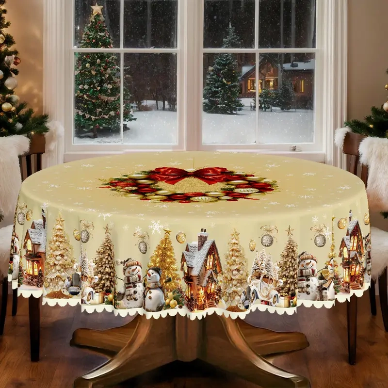 Vianočný obrus kruh152cm