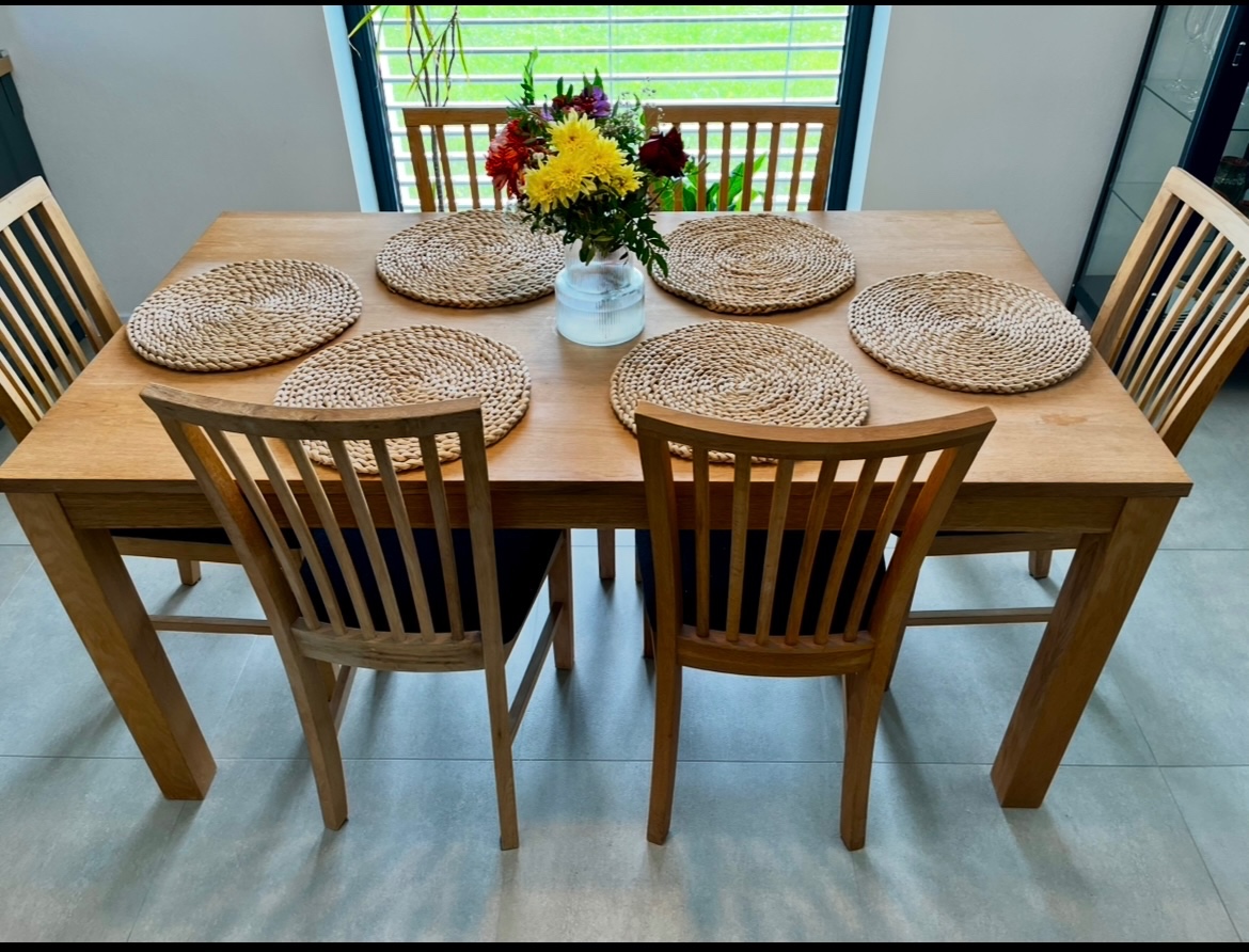 Hage jedálenské stoličky masív Dub 6ks