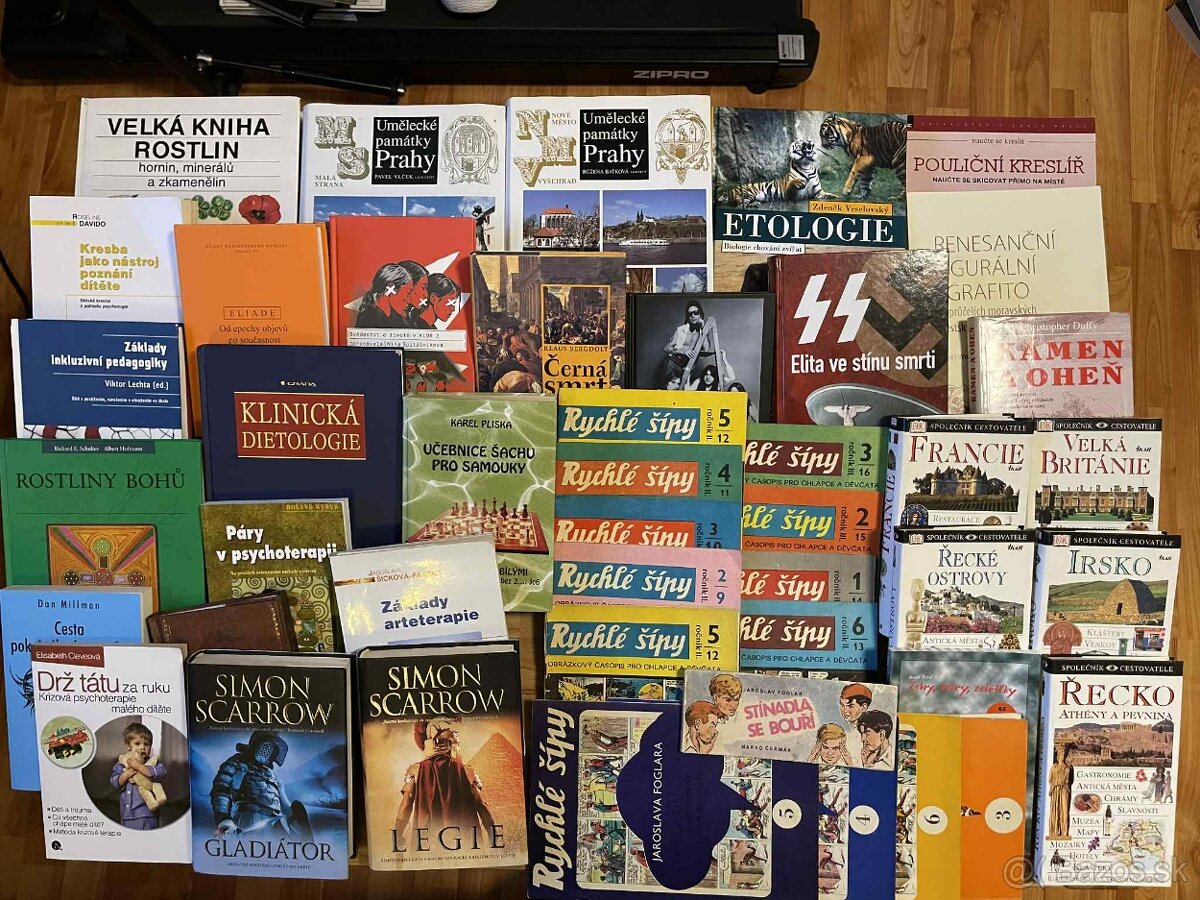 Bedekry,Rychlé šípy, kniha stínů,Psychologie,Etologie atd