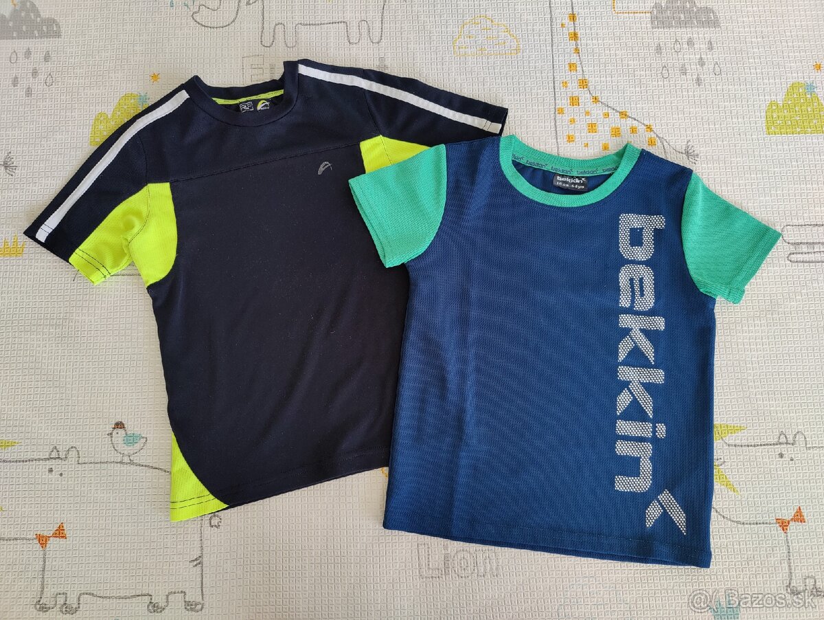 Funkčné tričká pre chlapca 4-5 rokov