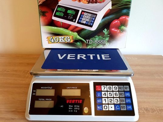 Digitálna váha do 40 kg,s výpočtom ceny