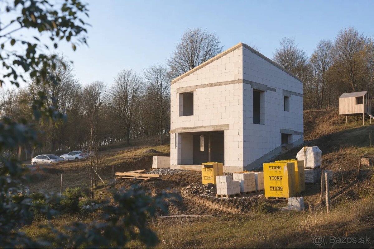 4-izb NOVOSTAVBA PRI ŽILINE S POZEMKOM + IS (SEVAK, SSD)