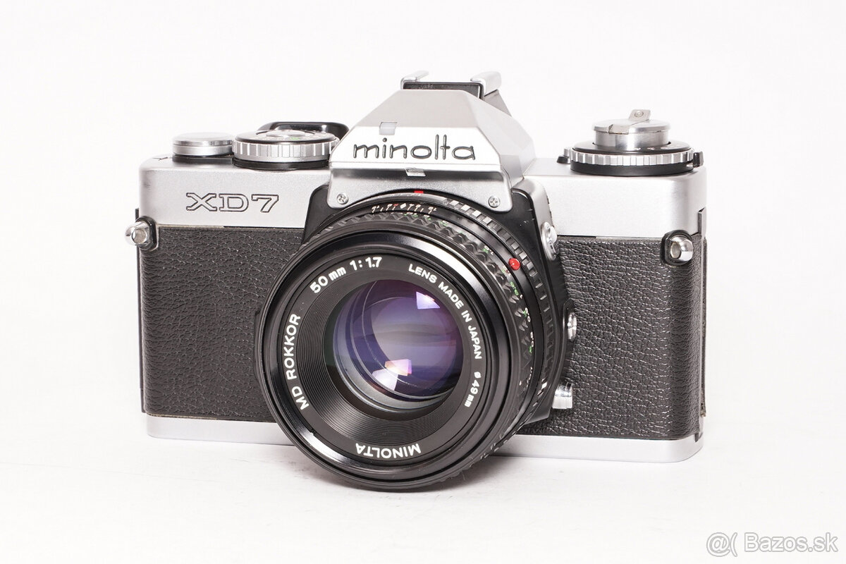 Minolta XD7, MD Rokkor 50mm/1,7