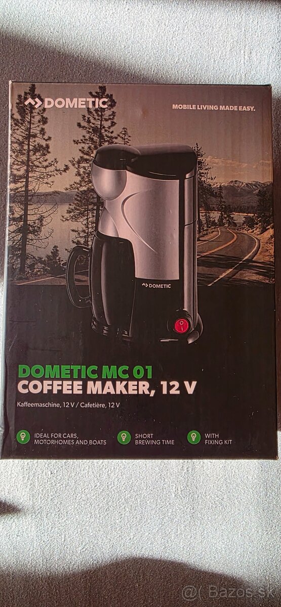 Predám kávovar do auta Dometic PerfectCoffee MC 01 (12 V)