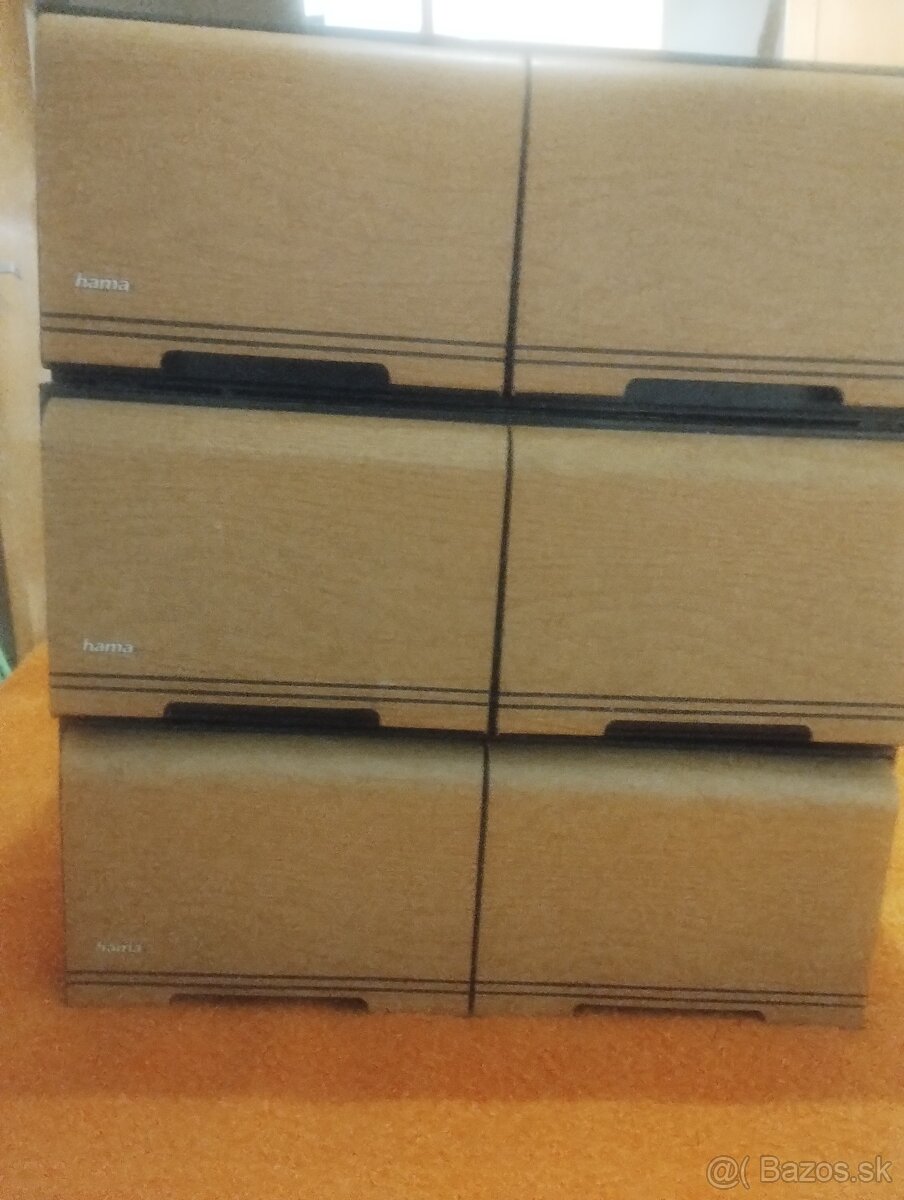 2+1 Úložné boxy na 90 DVD