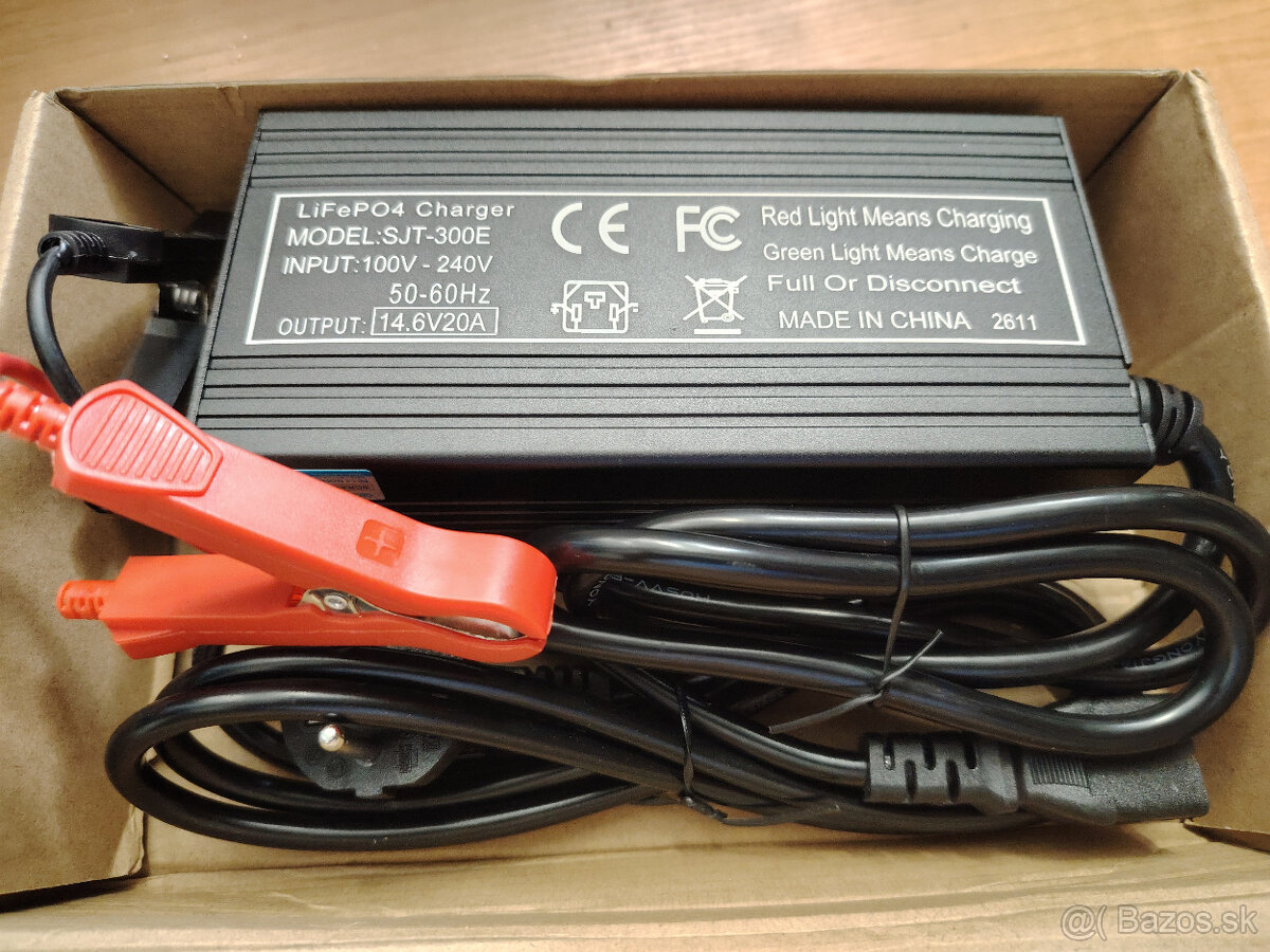 Lifepo4 nabíjačka 12V 20A