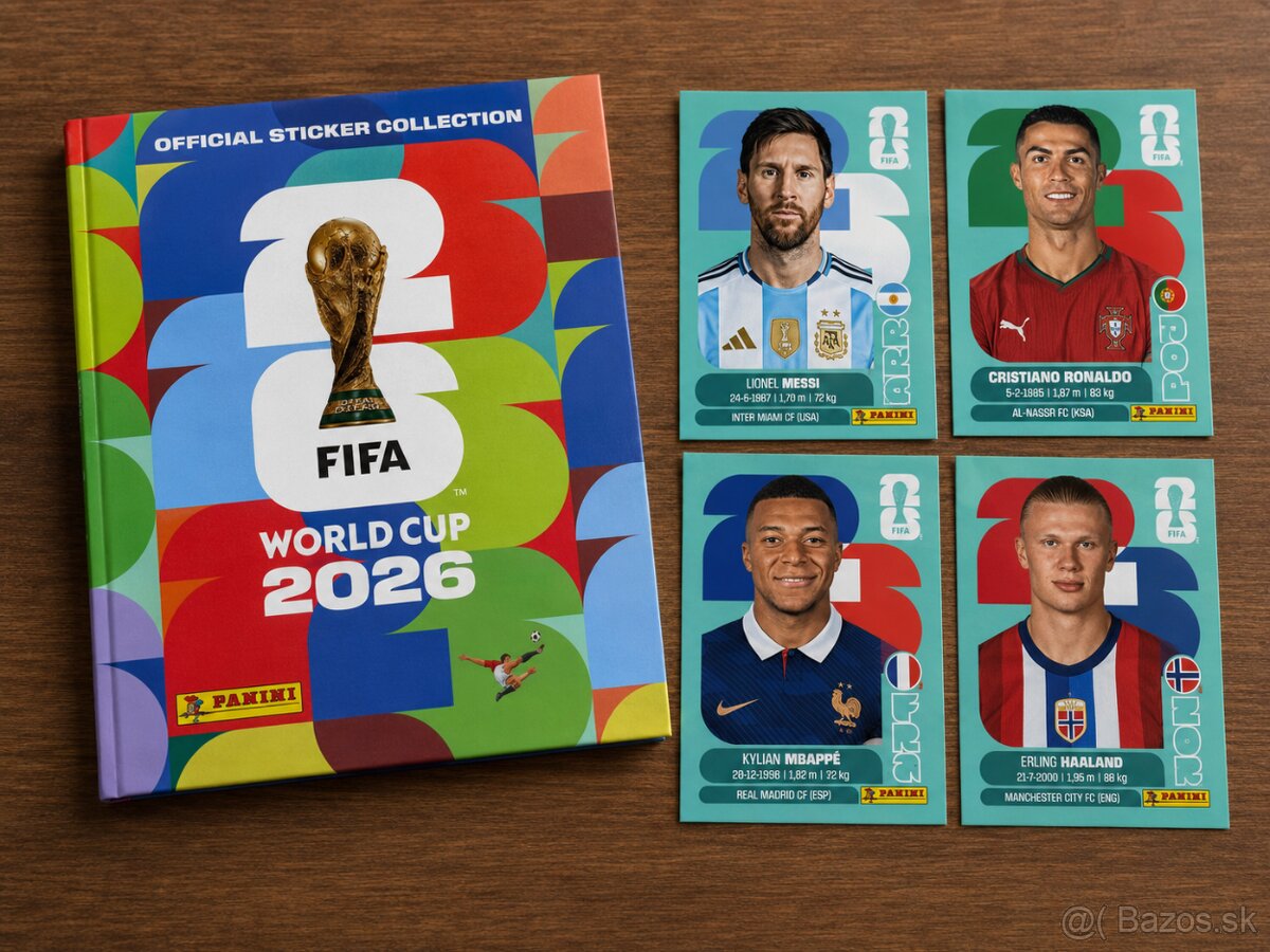 MS World Cup 2026 nálepky