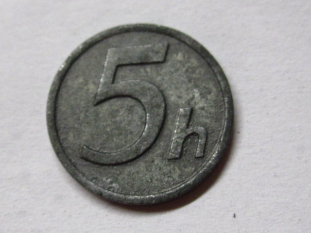 5 halier 1942 Slovenský štát - TOP stav