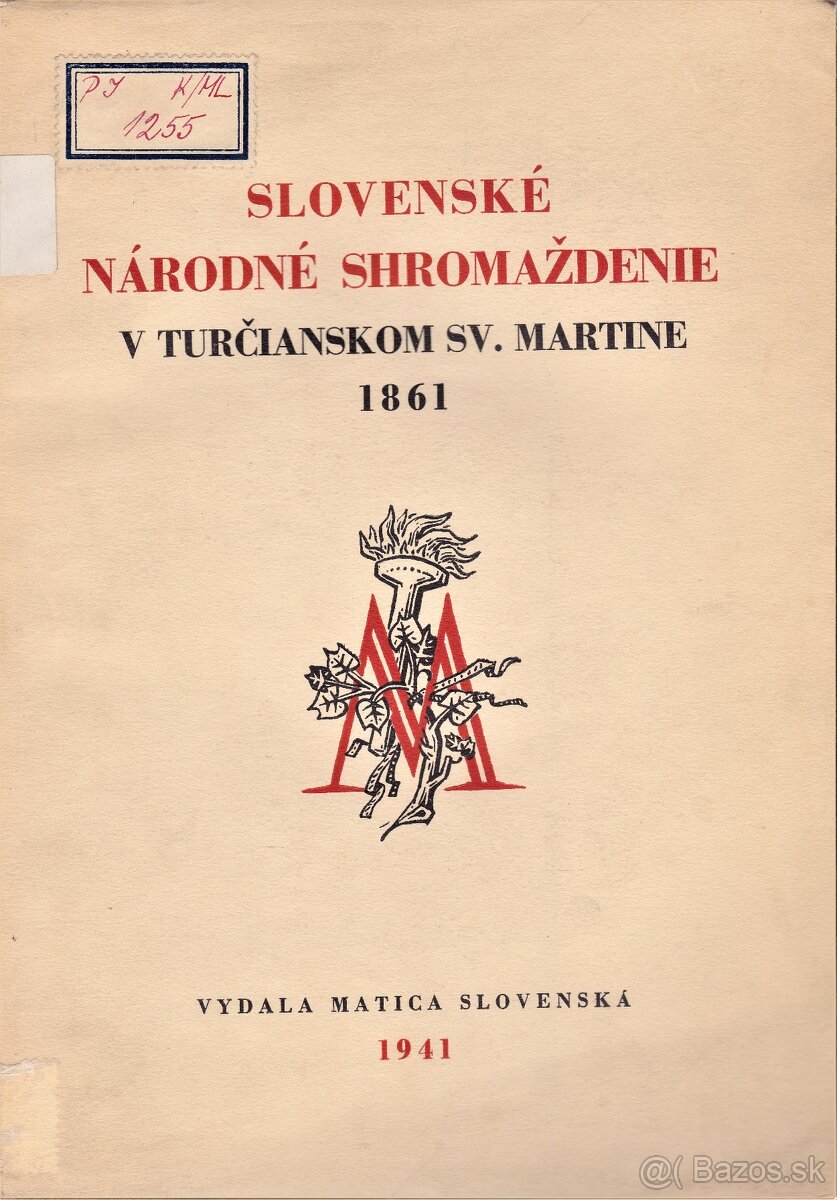 Slovenské národné shromaždenie V Turčianskom Sv. Martine 186