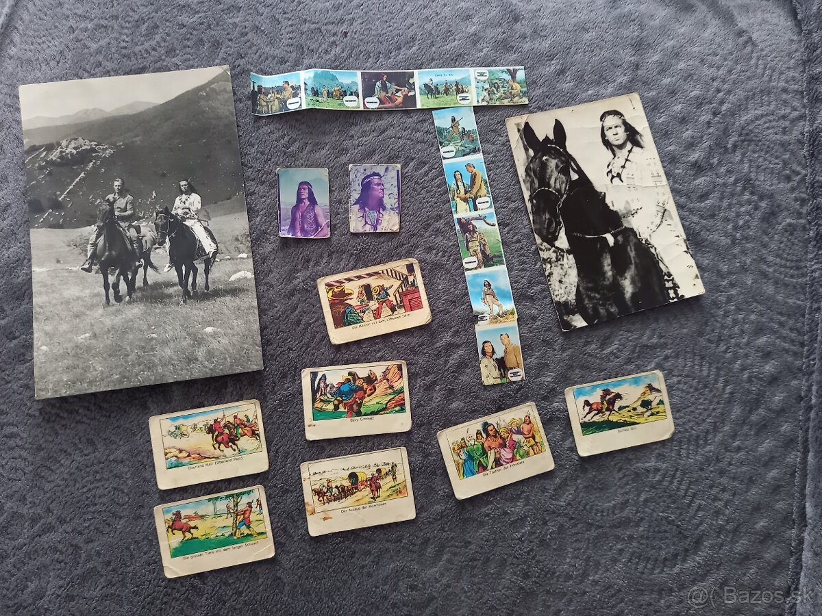 Foto a kartičky western - zač.80.rokov