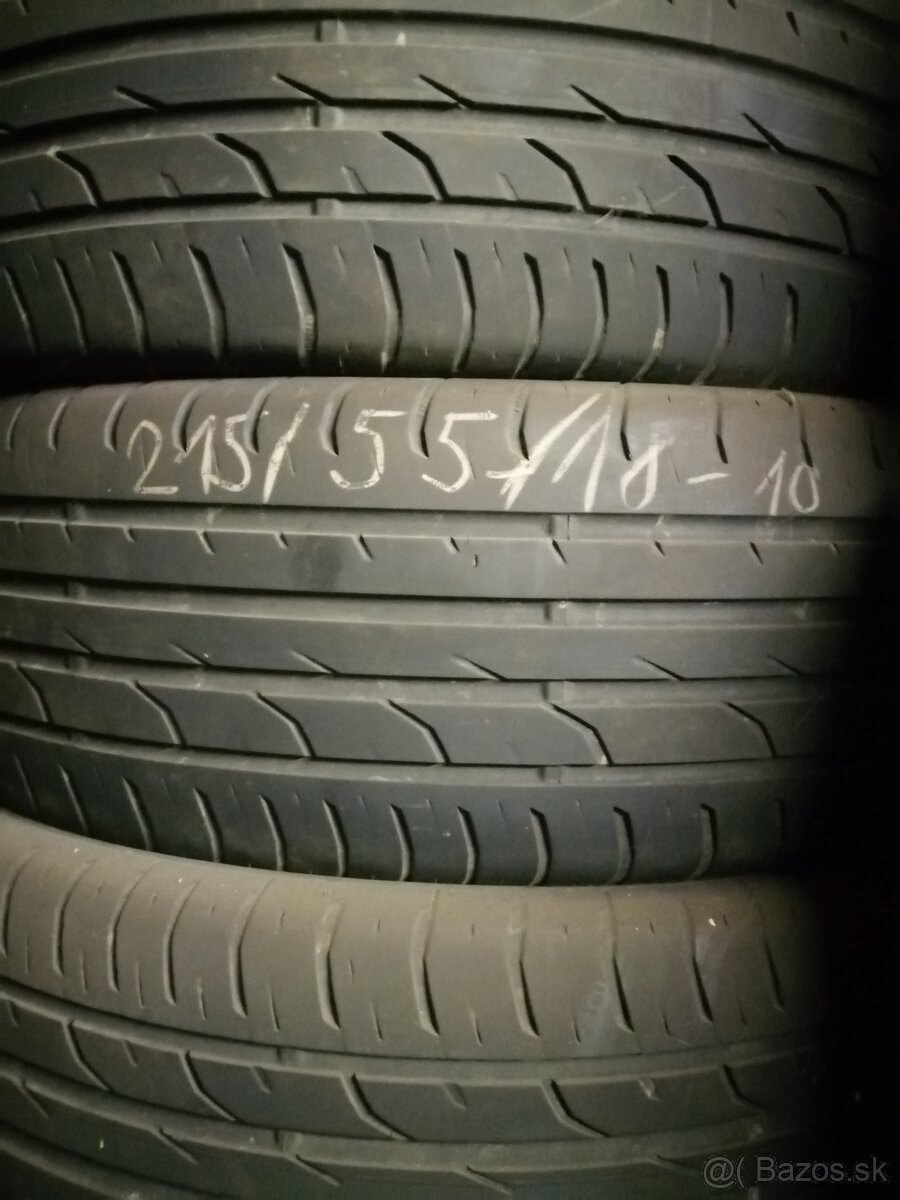215/55r18 Letné pneumatiky Continental