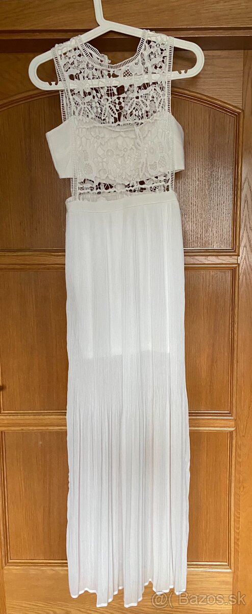 Elegantné biele šaty
