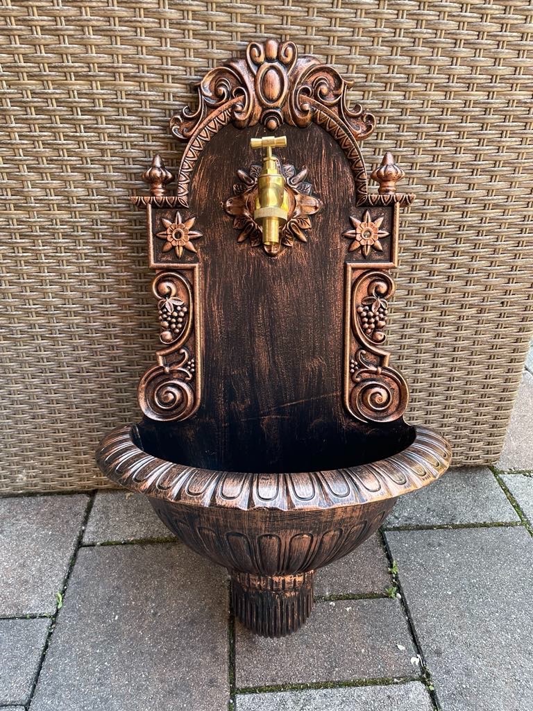 zahradne kovove umyvadlo 61cm medene - 40%