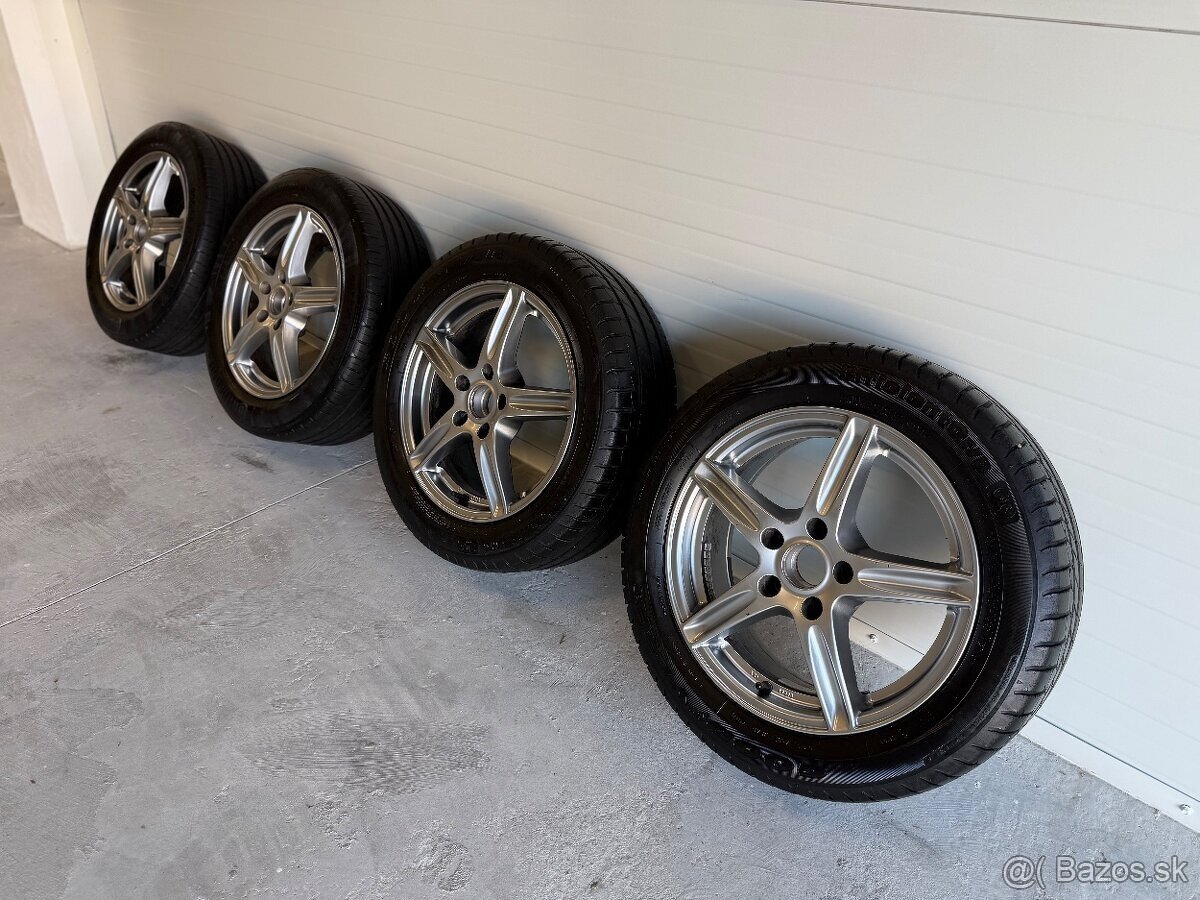 ALU DISKY DEZENT 5x112 S LETNÝMI PNEU 205/55 R16