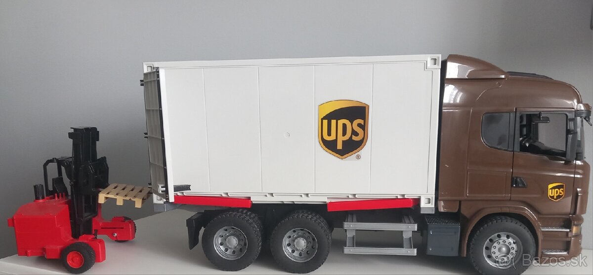 Bruder ups + vozík