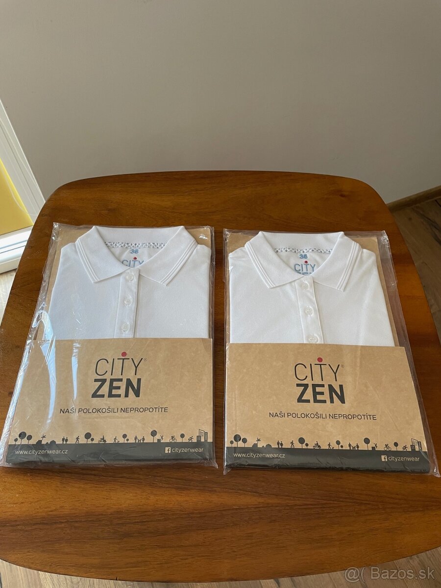 Dámska polokošeľa biela - CITY ZEN