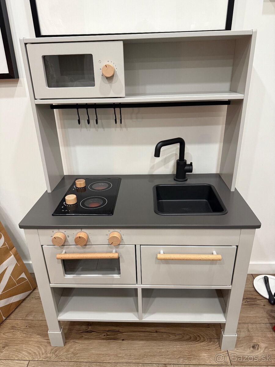 Sivá kuchyňa pre deti Ikea - Silltrut