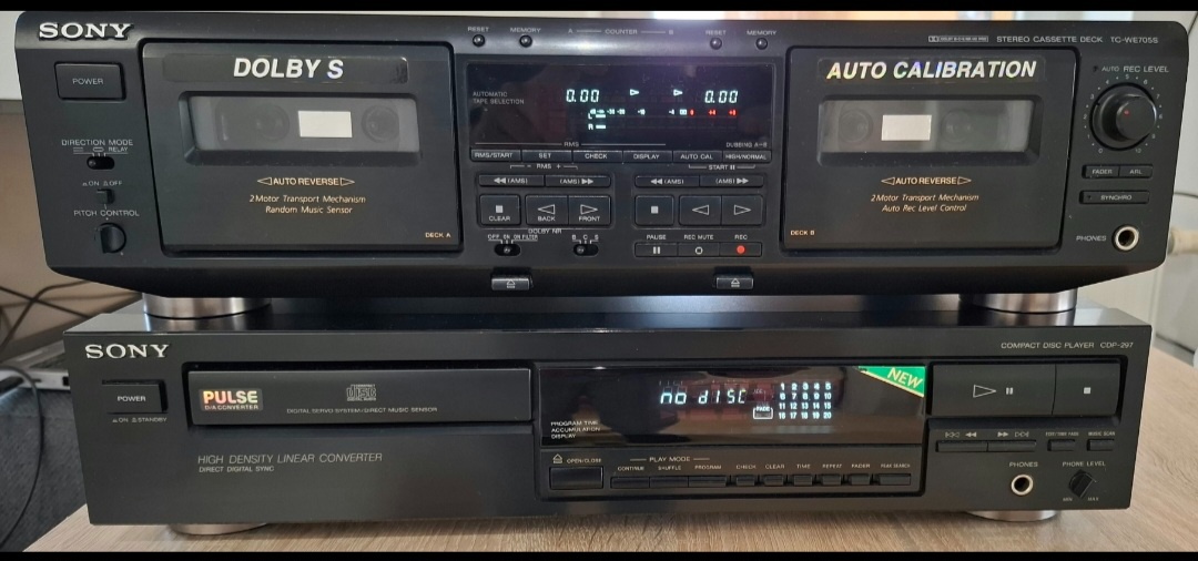 Sony cd player, 2deck