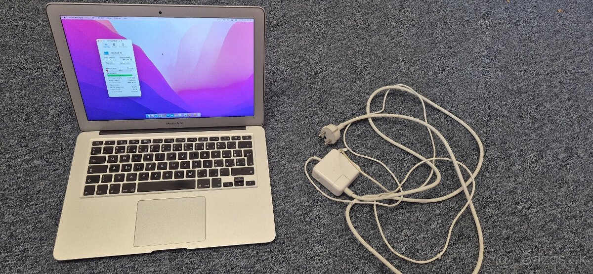 MacBook Air 13" Silver (2017) - Veľmi dobrý stav