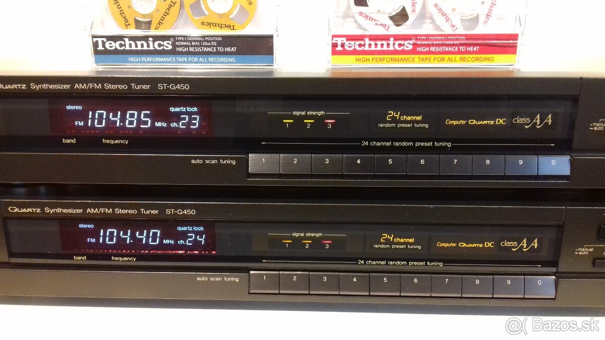 ClassAA 2x spickovy tuner TECHNICS ST-G450 JAPAN, AT08, AT22